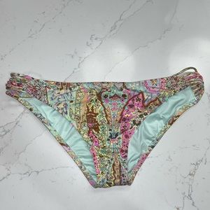 Victoria’s Secret Paisley Swim Bottom Size Large